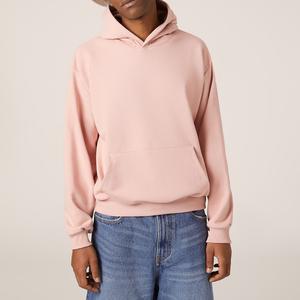 100% algodón Boxy Fit Sudadera con capucha para hombre en blanco de alta calidad de peso pesado logotipo personalizado sudaderas con capucha - Product Image 1