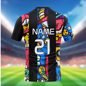 Camiseta de Fútbol Americano y Fútbol 3D con Nombre y Número Personalizados, Uniforme Deportivo para Estudiantes, Equipos de Competición y Entrenamiento - Product Image 6