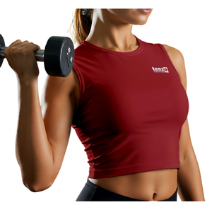 Camiseta Deportiva Personalizada por Sublimación OEM ODM para Mujer, Tejido Ecológico de Poliéster y Elastano, Secado Rápido, Transpirable, para Gimnasio, con Logotipo - Product Image 3