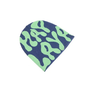 Custom Logo Winter Fashion Youth Outdoor Streetwear Thick Double Layer Reversible Lined Jacquard Beanies Caps - Product Image 4