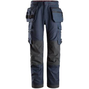 Pantalon léger à plis plats et multi-poches, style urbain, respirant, en polyester/coton, avec cordon de serrage, pour 2025-2026 - Product Image 2