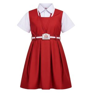 School Uniform Girls Wholesale Shirt Skirt <b>Blazer</b> <b>Set</b> Breathable Cotton Blend School Clothing Manufacturer - Product Image 2