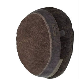 Peluca de Cabello Humano Australiano, Cabello Virgen Remy Indio, Prótesis Capilar, Toupee, Cabello Taz, BD - Product Image 3