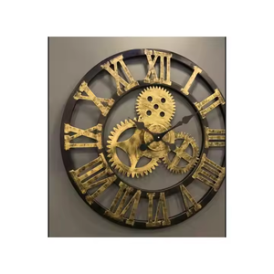 Horloge murale ronde personnalisée Antique du fabricant professionnel décor à la maison en métal pour salon - Product Image 3