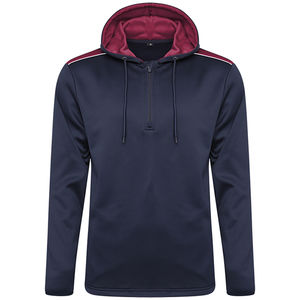 Possédez votre conception hommes vêtements quart fermeture éclair sweats à capuche haute qualité tenue décontracté quart fermeture éclair hommes sweats à capuche - Product Image 1