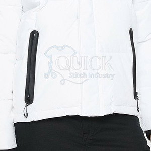 2025 Spring Outdoor Unisex Puffer Jackets Stand Collar Front Logo <b>Waterproof</b> Breathable Eco-Friendly Customizable OEM Service - Product Image 6