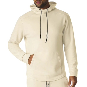 Transpirable de secado rápido invierno primavera otoño personalizado forrado de manga larga Casual Pullover Hoodie para hombres - Product Image 6