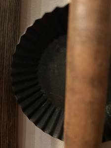 Support de bougie Pantry Pan, décoration industrielle, design nordique, design scandinave, support de décoration de table, décoration murale noire pour la maison - Product Image 4