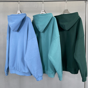 เสื้อฮู้ดดี้ผู้ชายคุณภาพสูง ผ้าฝ้าย 100% สไตล์สตรีทแวร์ ชุดวอร์ม พิมพ์ลายพัฟฟ์หนา - Product Image 5