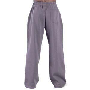 Pantalon de survêtement homme de haute qualité, couleur unie, avec cordon de serrage, coupe ample, jambe droite, en coton personnalisé, style baggy - Product Image 2