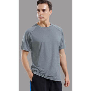 Camiseta Deportiva Personalizada para Hombre, Transpirable, de Secado Rápido, Ajustada, de Manga Corta, 100% Algodón, para Gimnasio y Fitness - Product Image 1
