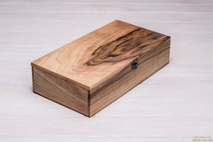 Cofre de almacenamiento de madera Natural, organizador de maletero grande hecho a mano con correas de Metal, caja de madera rústica, caja decorativa del tesoro - Product Image 6