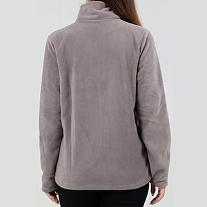 Veste zippée surdimensionnée personnalisée pour femme en polaire, imprimé intégral, style urbain, fourrure respirante, décoration camouflage, poches - Product Image 3