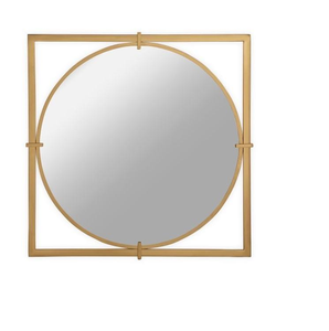 Miroir mural en métal à vendre, miroir mural moderne en provenance d'Inde, miroir en métal fait à la main pour le salon et la chambre à coucher - Product Image 2