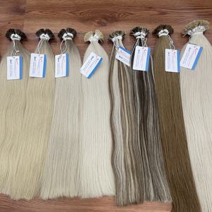 100% Extensions de cheveux raides à pointe plate en kératine vietnamienne de haute qualité teintes de Thanh An Hair - Product Image 4