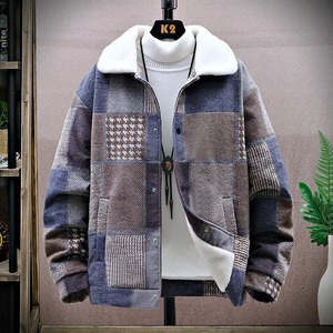 แจ็คเก็ตแฟชั่นผู้ชายเทรนด์ใหม่สำหรับฤดูใบไม้ร่วงและฤดูหนาว  ไซส์ใหญ่ คอหนา คุณภาพสูง สไตล์ลำลองสำหรับวัยรุ่น  แบบมอเตอร์ไซค์ - Product Image 3