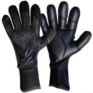 Gants de gardien de but de football professionnel avec logo personnalisé hybride coupe paume en latex coupe négative double dragonne pour la protection des doigts - Product Image 1