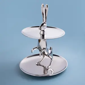 Handmade Rustic Metal Cake Stand Eco-Friendly Dishwasher Safe Event Birthday Dessert Table Decoration Wedding Tables <b>Resin</b> <b>Epoxy</b> - Product Image 2