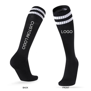 Venta al por mayor calcetines de entrenamiento deportivo sublimación de algodón largo con bordado calcetines de fútbol americano personalizado Color blanco sólido - Product Image 5