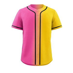 Venta superior Uniforme de béisbol de diseño de buena calidad Uniforme de camiseta de béisbol de equipo más vendido - Product Image 1