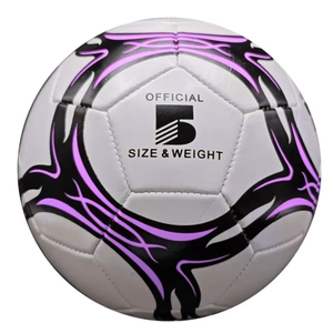 Balón de fútbol inflable tamaño 5 PVC PU duradero diseño personalizado al aire libre fútbol sala entrenamiento promoción partido - Product Image 3