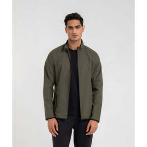 Chaqueta Cortavientos para Hombre B-Fit - Gris/Olivado, 100% Poliéster, Ligera, Transpirable, para Todas las Estaciones, para Golf y Deportes al Aire Libre - Product Image 3