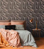 Murale murale en vinyle non tissé 3D gris bronze Allemagne 1,59x2,80m pour chambre et hôpital