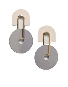 Pendientes ligeros de resina y cuentas para chica, joyería - Product Image 5