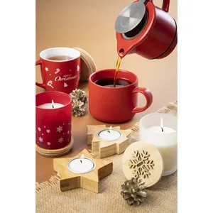 "Vanilla Scented Personalized Christmas <b>Candle</b> Decor" - Product Image 3