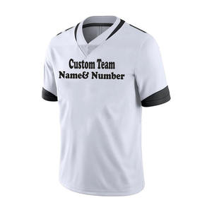 Camiseta de fútbol americano de tela suave transpirable, venta al por mayor, personalizada, servicio Oem Odm, ropa deportiva de alto rendimiento, camiseta de fútbol - Product Image 5