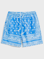 Logo XS boyutu ile özel erkek mayo Boardshorts süblimasyon baskılı spor plaj şortu pamuk yüzmek mayo