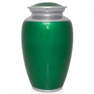 Urnas Funerarias de Latón Verde de Diseño Moderno para Cenizas Humanas, Descuento por Volumen al por Mayor - Product Image 1
