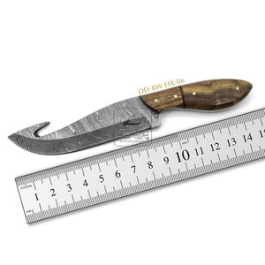 Cuchillo de Bolsillo Personalizado de Acero de Damasco, Hoja de Caza Hecha a Mano de Palisandro G10 de Alta Calidad, Grabado con Láser, 192 Capas, OEM - Product Image 3