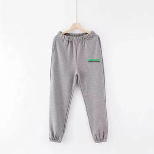 Pantalon de survêtement décontracté d'hiver en molleton léger de haute qualité personnalisé pour hommes, en tissu éponge français, élastique, anti-rides - Product Image 2