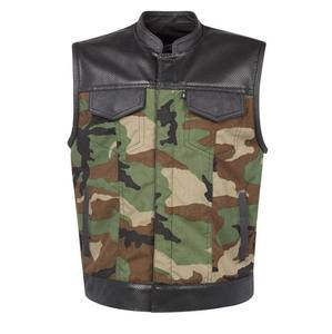 Gilet en cuir véritable pour homme, style décontracté, col en V, séchage rapide, respirant, personnalisable, utilisation en extérieur en hiver, service OEM, haute qualité, nouveauté - Product Image 1