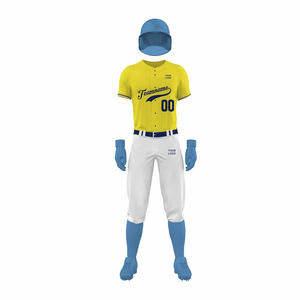Nuevo uniforme de béisbol para hombres adultos 100% poliéster tela suave liso en precio razonable uniforme de béisbol - Product Image 2
