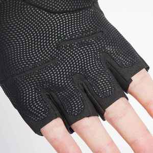 Guantes de medio dedo para hombres y mujeres para deportes al aire libre para montar guantes ciclismo conducción pesca diseño antideslizante temporada de verano - Product Image 5