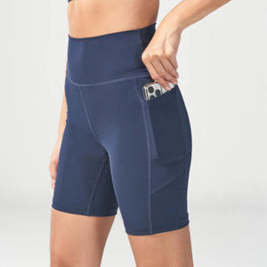 Ightweight 4 Way tretretch Abric 83% Recycled Polyester & 17% Spandex dy ody it avy ssssential 7 Inches ycling hhort - Product Image 4