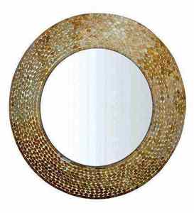 Round Shaped Classic Unique Style <b>Vintage</b> Look Wall Mount Decorative for Home Hotel Bedroom Living Room Use Wall <b>Mirror</b> - Product Image 5