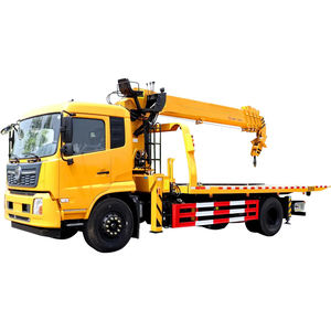 <span class=keywords><strong>Venta</strong></span> caliente DONGFENG Camión de remolque plano Camión de rescate móvil con grúa Brazo recto Capacidad de elevación de 5 toneladas - Product Image 1