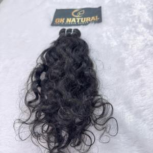 Extensión de cabello Remy indio de un solo donante para niñas y mujeres Paquetes de cabello rizado grueso y completo Paquete de cabello crudo sin procesar - Product Image 1