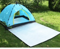 Tapis extérieur étanche à l'humidité, extra épais, film d'aluminium double face, camping, plage, pique-nique, étanche, bébé rampant, tapis de sieste.