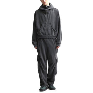 Sudadera con capucha y cremallera para hombre de alta calidad al por mayor 100% algodón logotipo impreso personalizado bordado polar transpirable hecho en Pakistán - Product Image 5