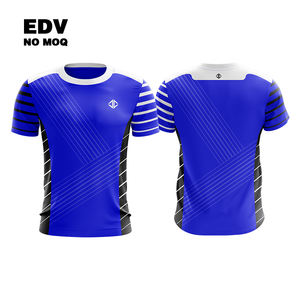 Camiseta transpirable personalizable para deportes al aire libre Patrón 3D y diseño sin cuello con estampado de logotipo - Product Image 2