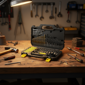 Juego de Brocas y Puntas de Taladro Stanley de 100 Piezas para Diversas Tareas - Product Image 3