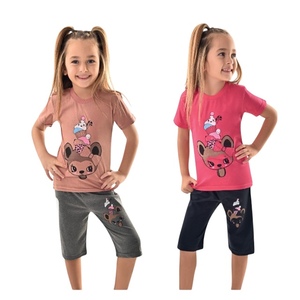 Pijamas de Algodón Suave para Niños, Manga Larga, 2 Hilos Interlock, 1-4 Años, Invierno, Niños y Niñas, con Estampado - Product Image 2