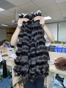 ผมเรมี่ลอนแบบธรรมชาติผมต่อแบบเส้นผมมนุษย์เส้นใยเดี่ยวสำหรับสไตล์ที่ได้แรงบันดาลใจจากน้ำและมหาสมุทร - Product Image 5