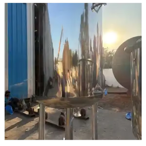 Réservoir d'air comprimé compact en acier inoxydable 3L résistant à la corrosion pour une utilisation durable avec moteur et composants du moteur - Product Image 1