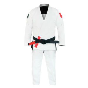 2025 Top vente hommes Durable 100% coton karaté formation porter des uniformes Logo personnalisé Judo Arts martiaux costumes Logo personnalisé vente - Product Image 1