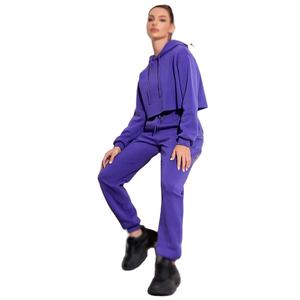 Survêtement de sport en molleton imprimé pour femmes de haute qualité, manches longues, personnalisable, 100% coton, vêtements de jogging d'entraînement - Product Image 6